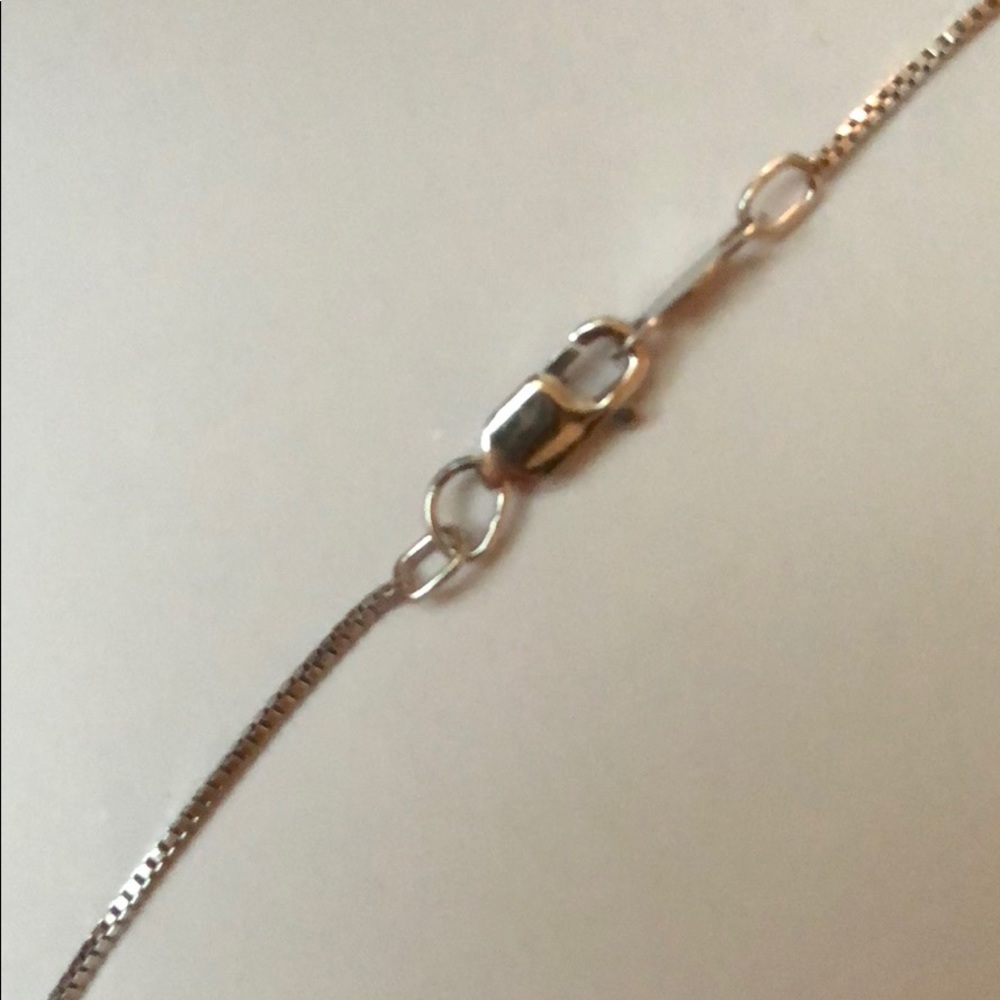 Sterling Silver .925 Infinity Hearts Necklace - Picture 3 of 3